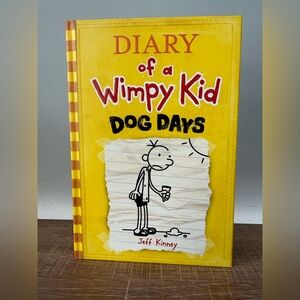 Diary of a Wimpy Kid, Dog Days Hardcover By Jeff Kinney  Adventure Amulet Books